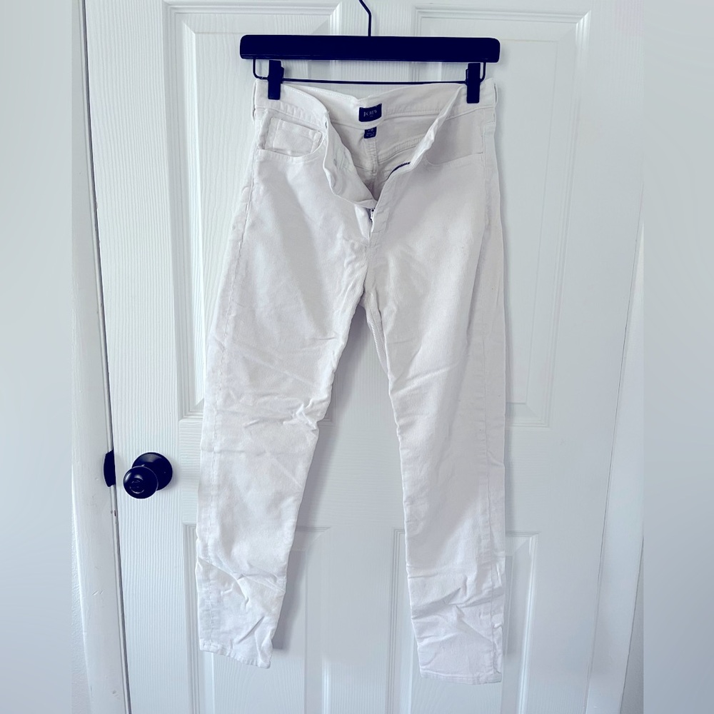 J. Crew Skinny Cords in White